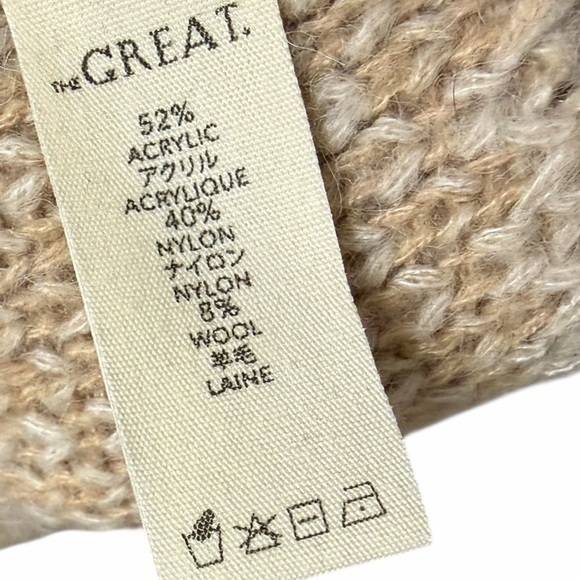 THE GREAT Beige Women's Sweater Cardigan - Picture 12 of 13
